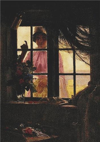 Young Woman Knocking at the Fishermans Window, A