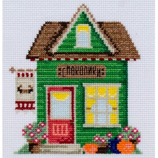 click here to view larger image of Delicacies House (counted cross stitch kit)