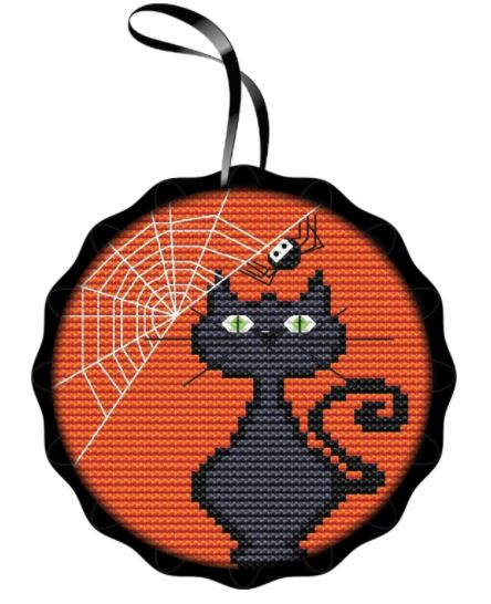 Spooky Ornament - Black Cat