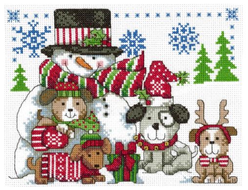 click here to view larger image of Happy Howlidays - Diane Arthurs (counted cross stitch kit)