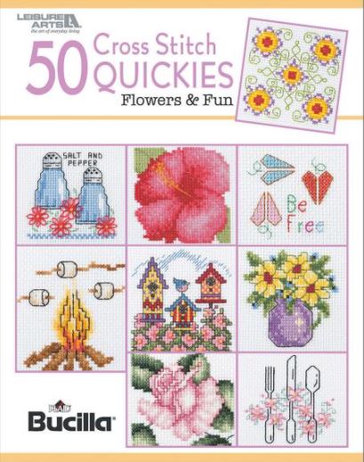 click here to view larger image of 50 Cross Stitch Quickies Flower and Fun (chart)