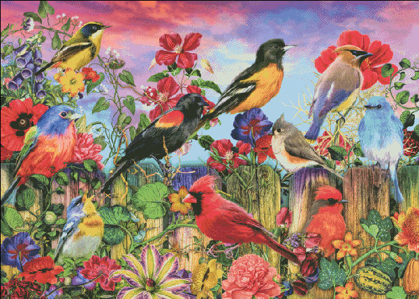 click here to view larger image of Bird Garden - Aimee Stewart (chart)