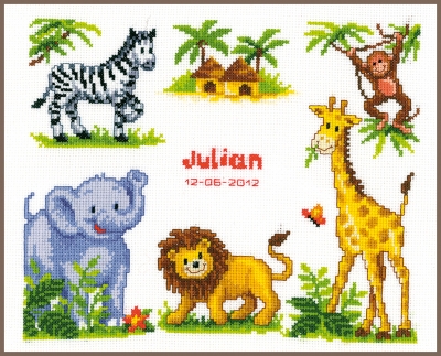 click here to view larger image of Safari (counted cross stitch kit)