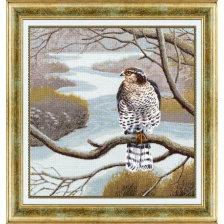 click here to view larger image of Falcon (counted cross stitch kit)