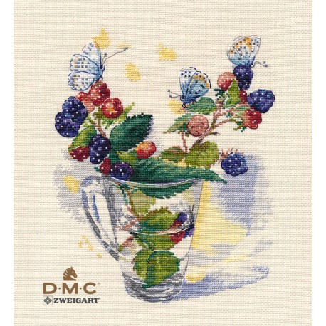 click here to view larger image of August Bouquet, The (counted cross stitch kit)