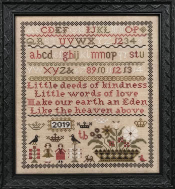 click here to view larger image of Little Deeds Sampler (chart)