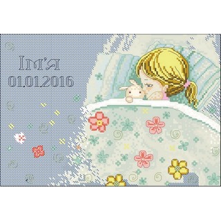 click here to view larger image of Sweet Dreams to You (counted cross stitch kit)