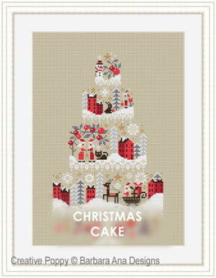click here to view larger image of Christmas Cake (chart)