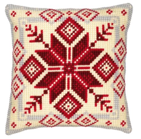 Nordic Snowflake Cushion
