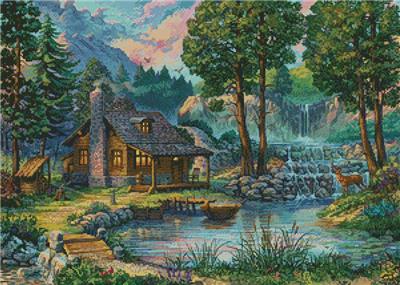 click here to view larger image of Country House by the Lake (chart)