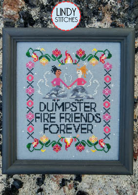 click here to view larger image of Dumpster Fire Friends Forever   (chart)