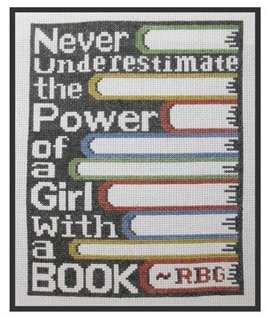 click here to view larger image of Girl with a Book (chart)