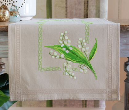 Lily of the Valley Table Runner