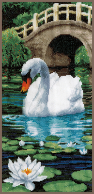 click here to view larger image of Swan (counted cross stitch kit)