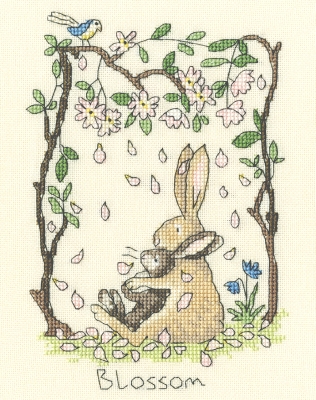 click here to view larger image of Blossom (counted cross stitch kit)