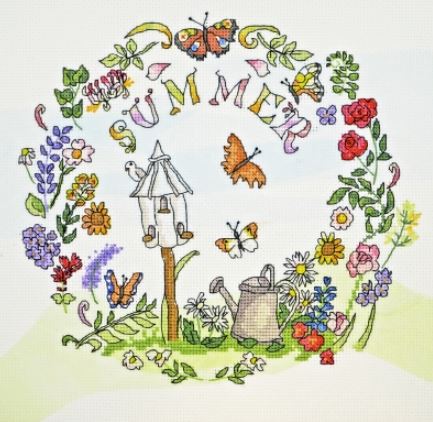 click here to view larger image of Summer Time - Amanda Loverseed (counted cross stitch kit)