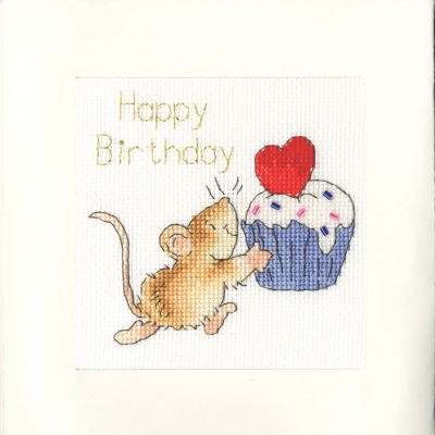 click here to view larger image of Sprinkles on Top - Greeting Card (counted cross stitch kit)