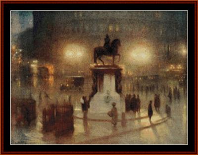 Trafalgar Square - Arthur Hacker
