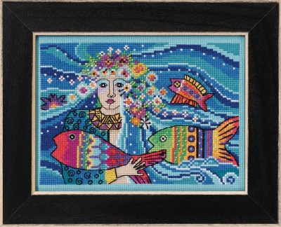 click here to view larger image of Ocean Goddess (counted cross stitch kit)