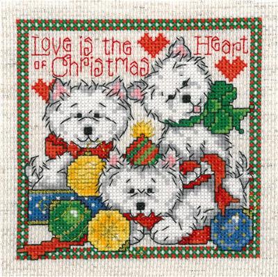 click here to view larger image of Christmas Westies (chart)