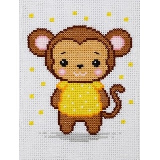 click here to view larger image of Monkey - 0237 (counted cross stitch kit)