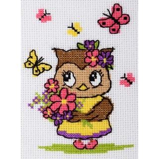 click here to view larger image of Owl - 0211 (counted cross stitch kit)