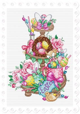 click here to view larger image of Easter on a Platter (chart)