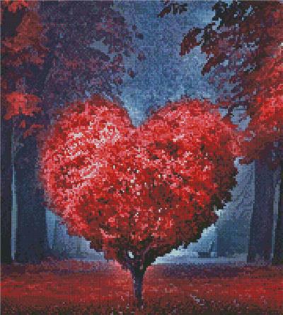 Valentine Heart Tree (Crop)