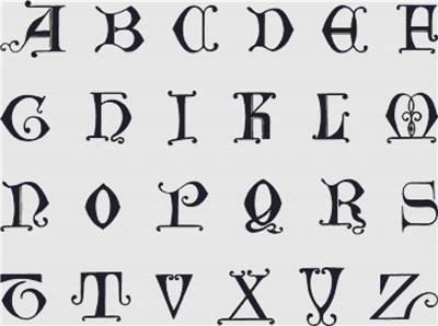 Antique Alphabet