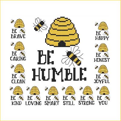 click here to view larger image of Be Humble (Beehive Bees Sayings) (chart)