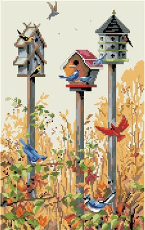 click here to view larger image of Birdhouse Trio (chart)