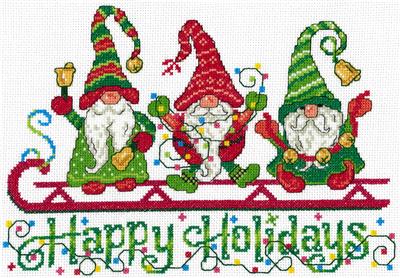 Happy Holiday Gnomes - Ursula Michael