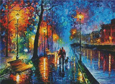 click here to view larger image of Melody of the Night (Leonid Afremov) (chart)