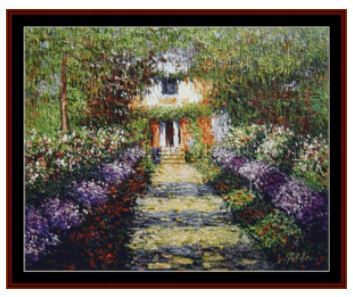 Pathway in Monets Garden, A - Claude Monet
