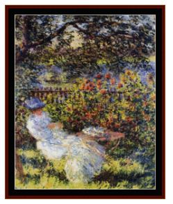 Alice in the Garden - Claude Monet