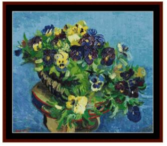 Basket of Pansies - Van Gogh