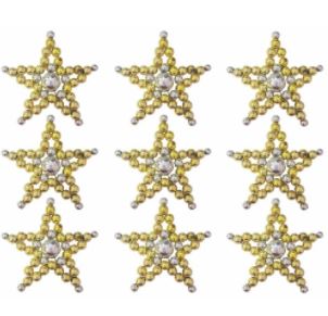 click here to view larger image of Starlight Gold - Beaded Ornament Kit  (bead kit)