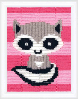 click here to view larger image of Little Raccoon (Long Stitch)