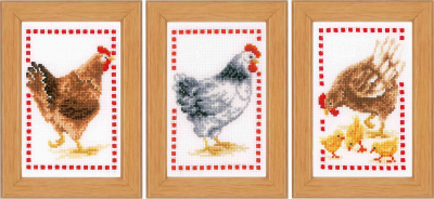 Chickens (set of 3)