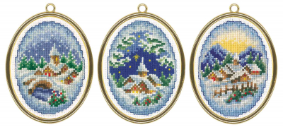 click here to view larger image of Winter Villages (counted cross stitch kit)