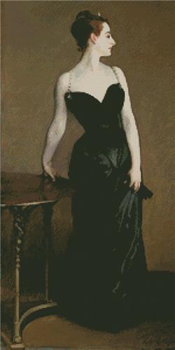 click here to view larger image of Portrait of Madame X (chart)