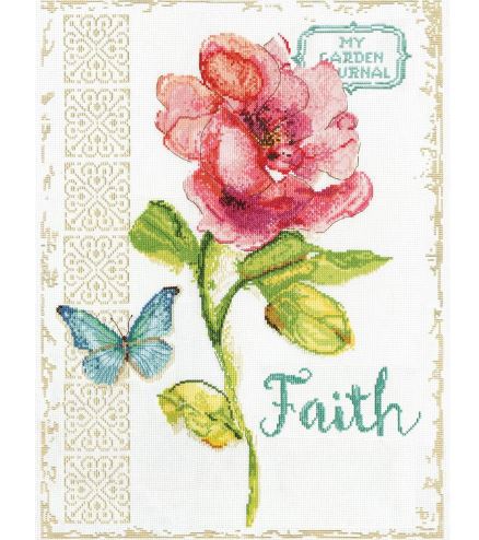 Pink Floral - Faith