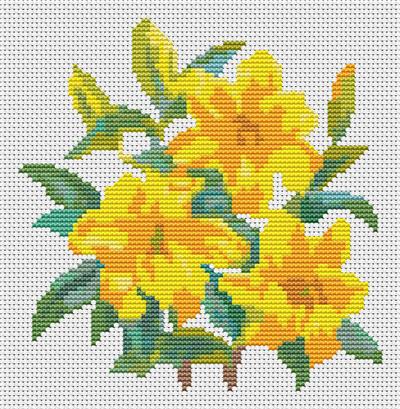 Trio of Day Lilies, A