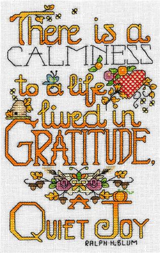 click here to view larger image of Quiet Joy - Mary Engelbreit (counted cross stitch kit)