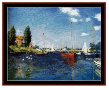 Argenteuil 1875  - Claude Monet