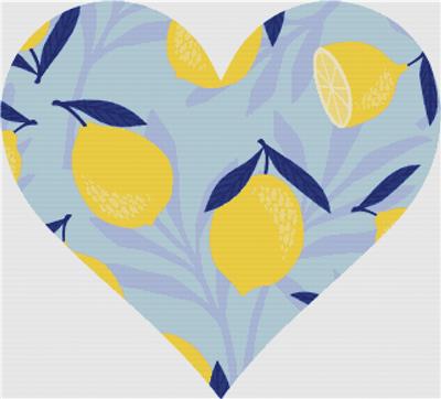 Blue Lemon Heart