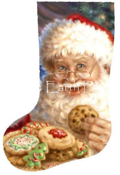 Stocking Milk and Cookies Flipped