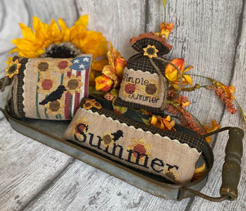 click here to view larger image of Summer Sunshine Pillows Set (chart)