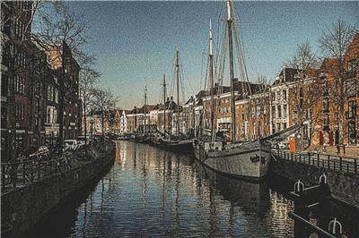 Canal In Groningen