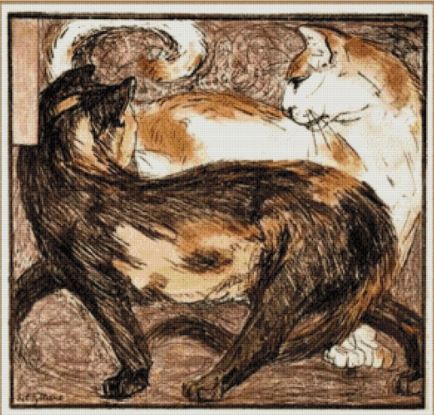 Two Cats 1909 